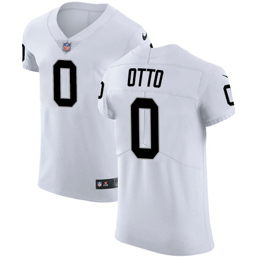 Nike Raiders #00 Jim Otto White Men's Stitched NFL Vapor Untouchable Elite Jersey - Click Image to Close